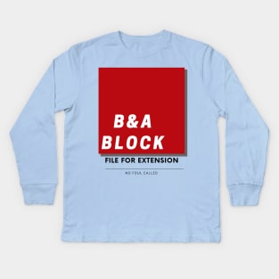 Bam Adebayo Block Kids Long Sleeve T-Shirt